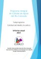 Calidad del medio acuático 2021