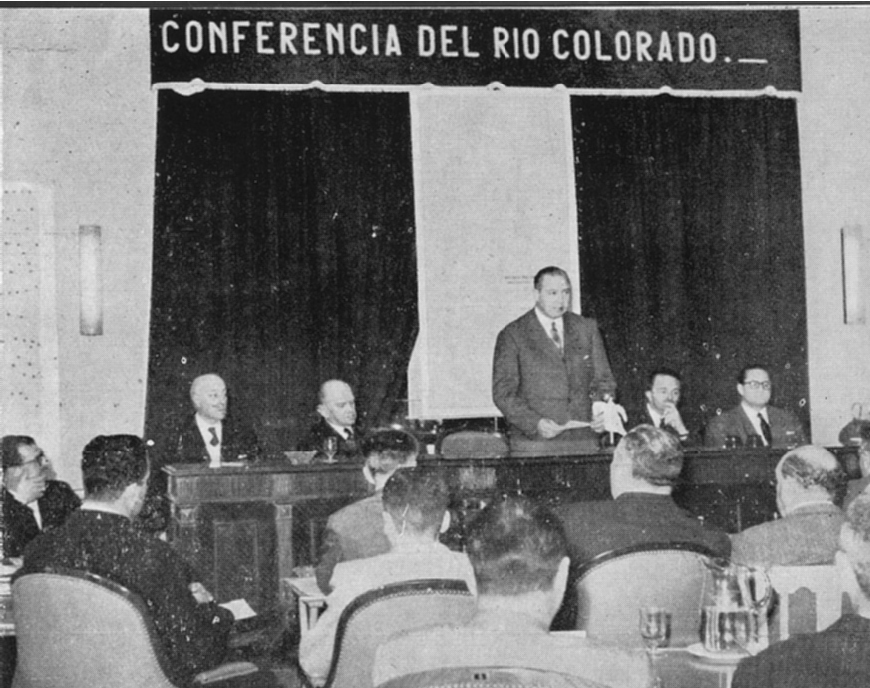 Reunión de gobernadores en Santa Rosa, 1956