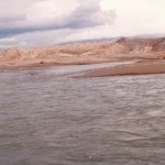 Río Colorado aguas abajo de Buta Ranquil ("El Portón")