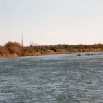 Río Colorado en Pichi Mahuida, proximo a obra de Toma Acueducto La Pampa