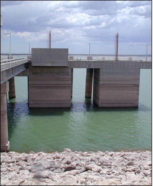 Vista Obra de Toma Embalse Casa de Piedra.  Foto Gentileza Gerencia Técnica Casa de Piedra.